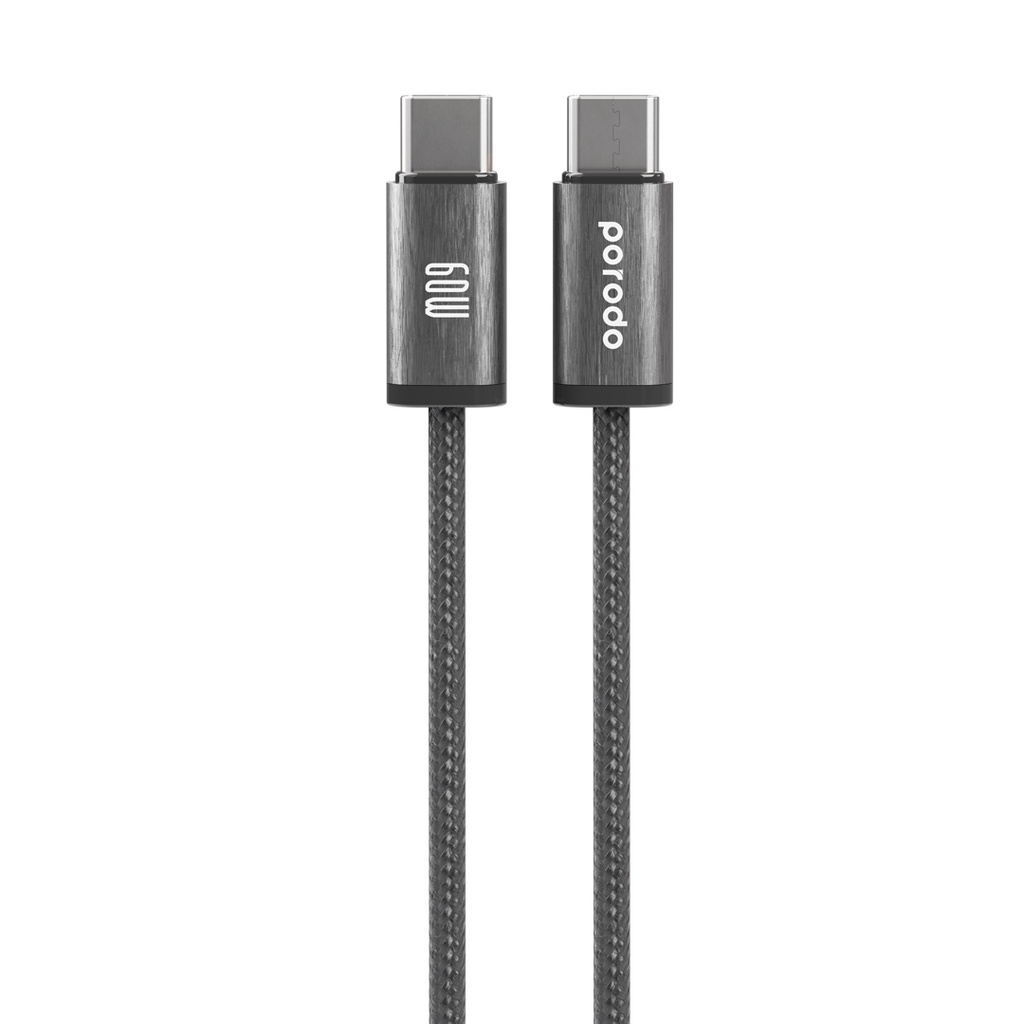 Porodo-Woven-60W-Type-C-to-Type-C-Cable-1-2M