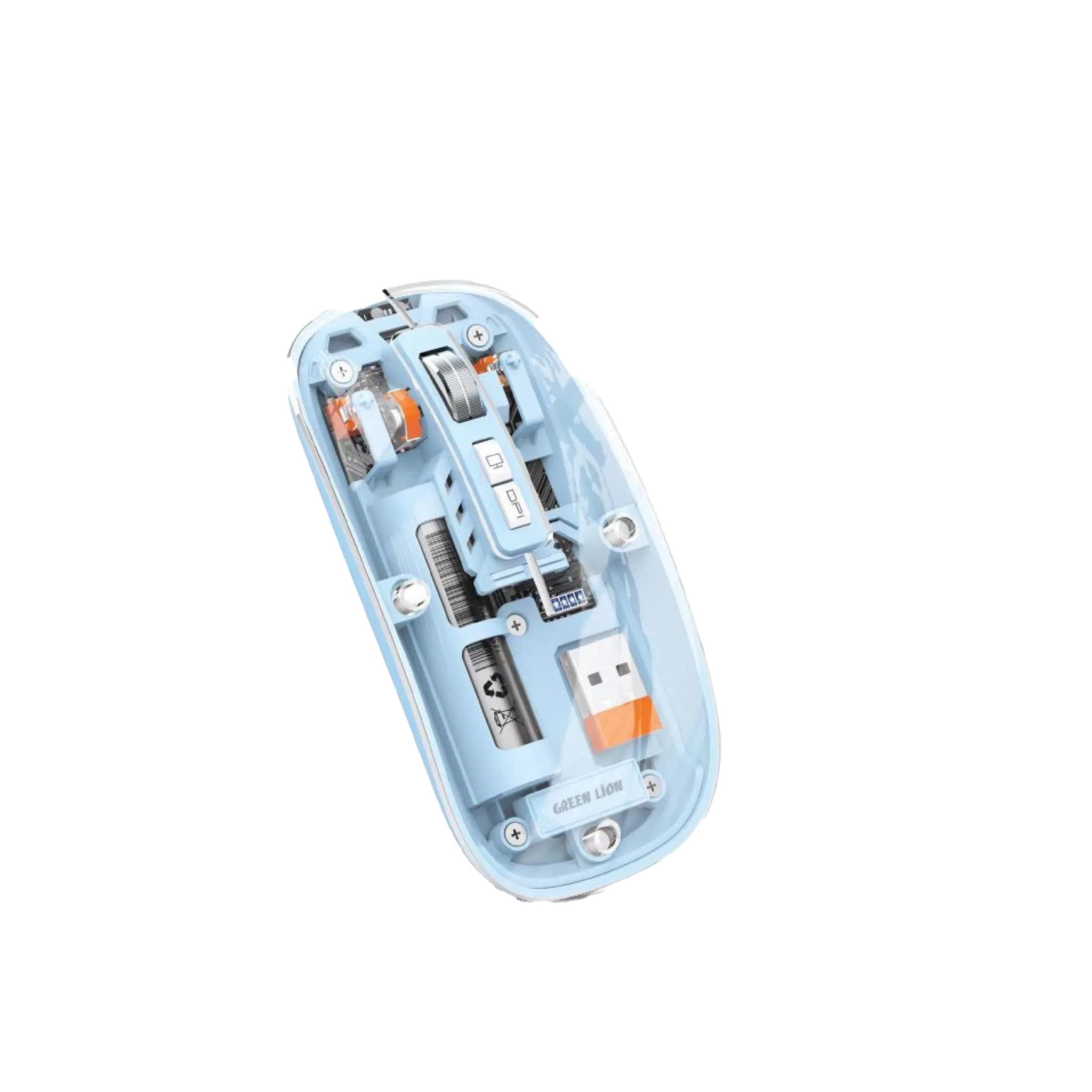 Green-Lion-Transparent-Mouse-2-1600Dpi