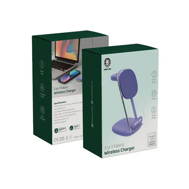 Green-Lion-3-in-1-Fabric-Wireless-Charger-15W