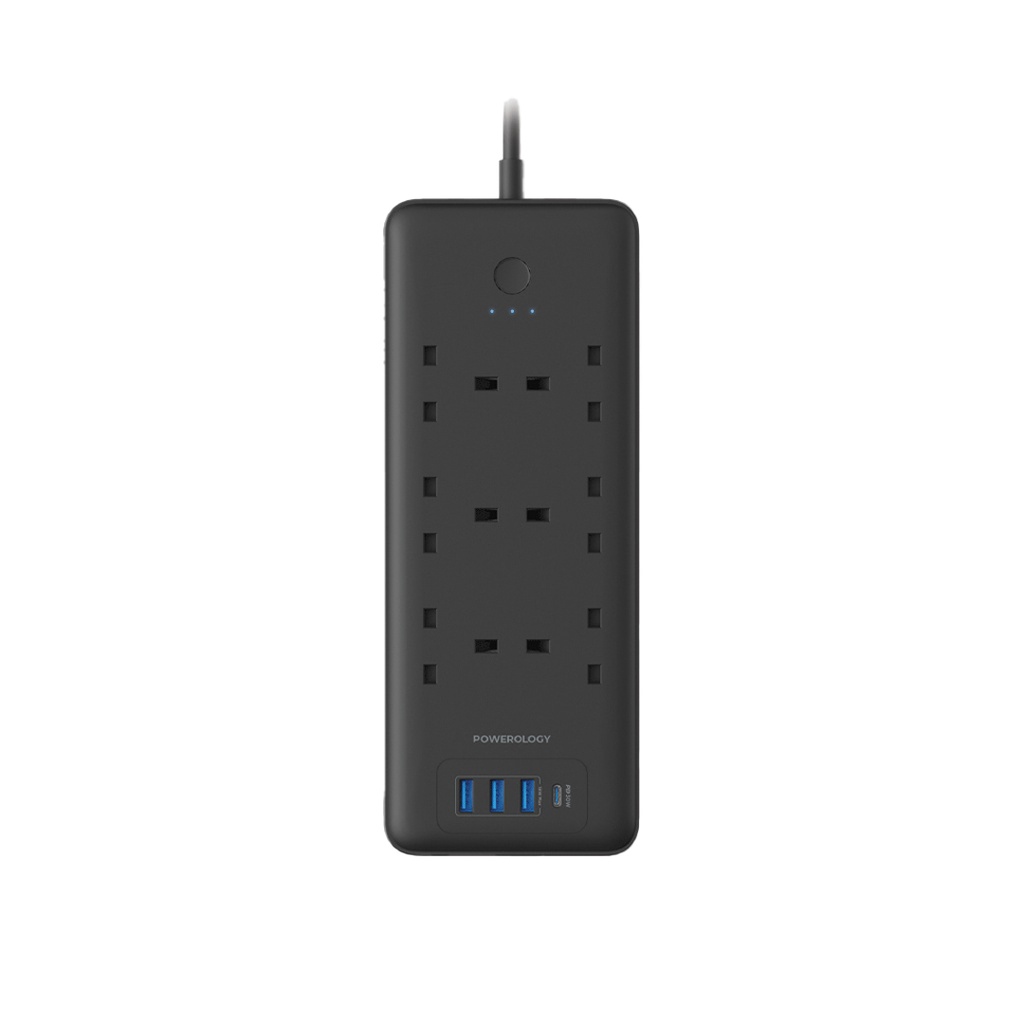 Powerology-48W-6AC-1x-PD-USB-C-and-3x-QC-USB-A-Power-Strip-UK-PD-30W