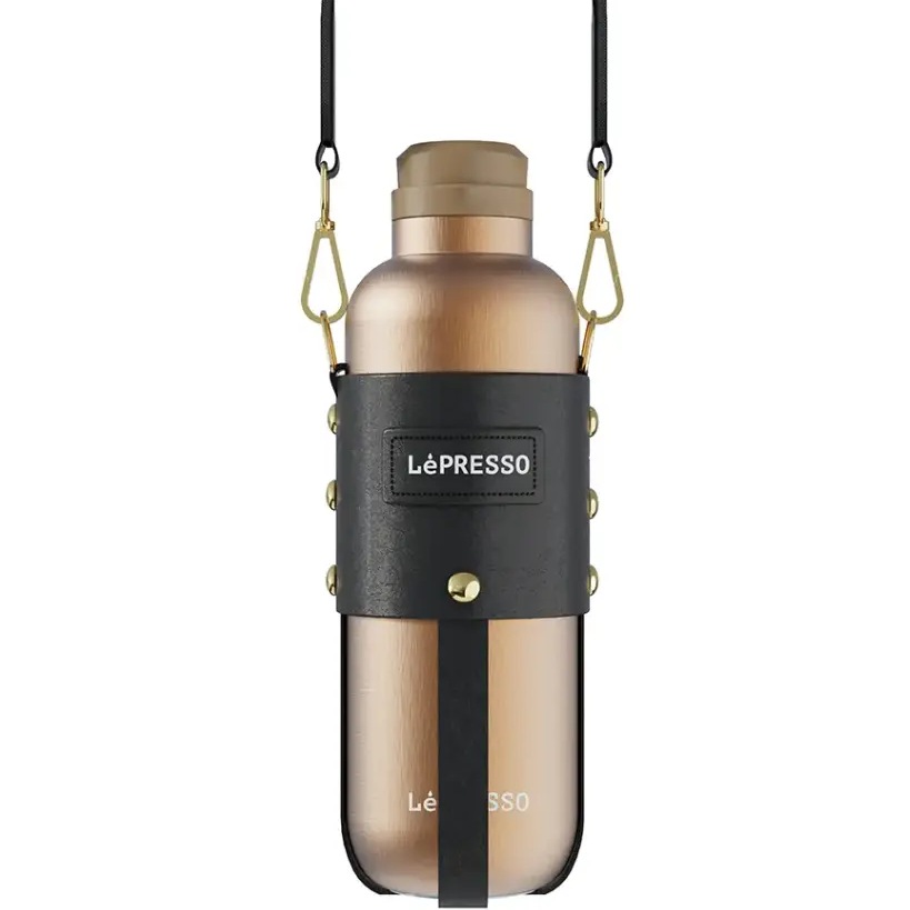 LePresso-ThermaTrail-650ml-Thermos-Bottle-with-Crossbody-Strap