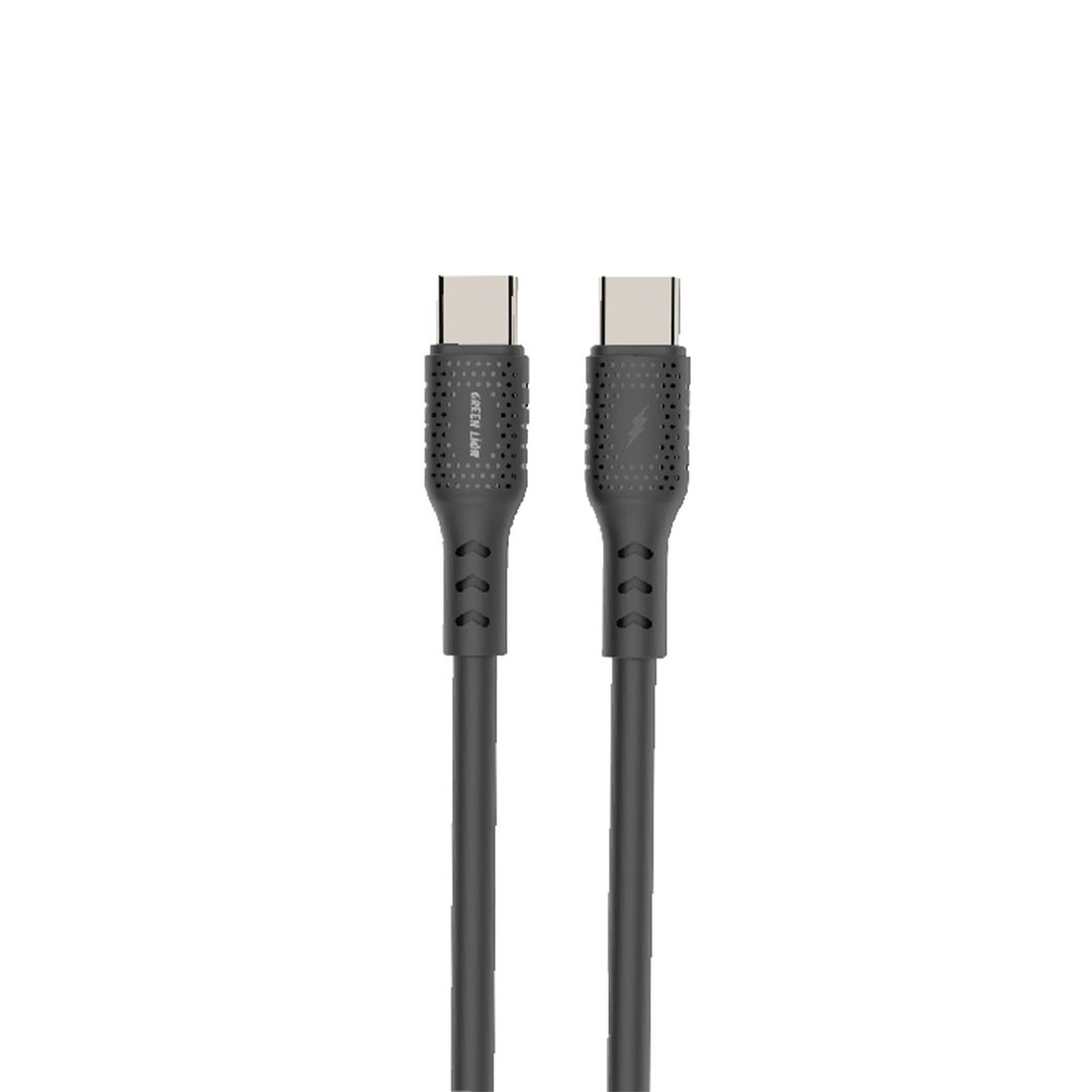 Green-Lion-TC-TC-50W-data-cable1m-PVC-Black-Orange-TypeC-TypeC