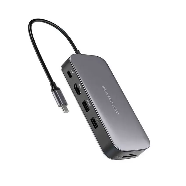 Powerology-USB-C-Hub-SSD-Drive-PD-100W