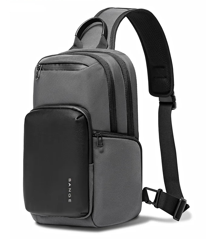 BANGE--Mens-Satchel-Chest-Bag-Large-Capacity-Sports-Casual-Single-Shoulder-Backpack