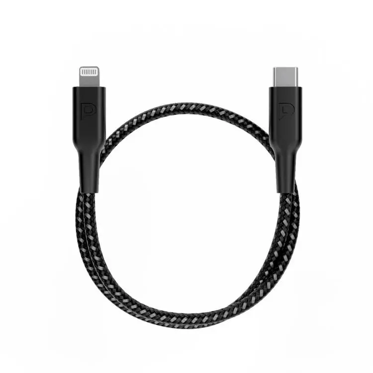 Powerology-MFI-Braided-Type-C-to-Lightning-Cable-30CM
