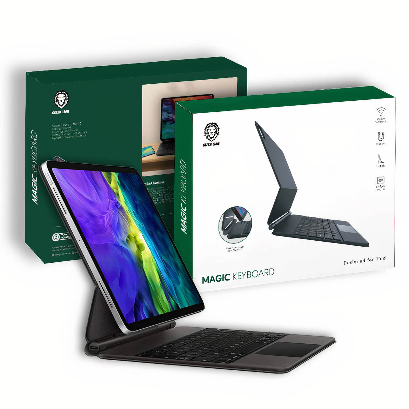 Green-Lion-Magic-Keyboard-for-iPad-10th-Generation-2022-500mAh