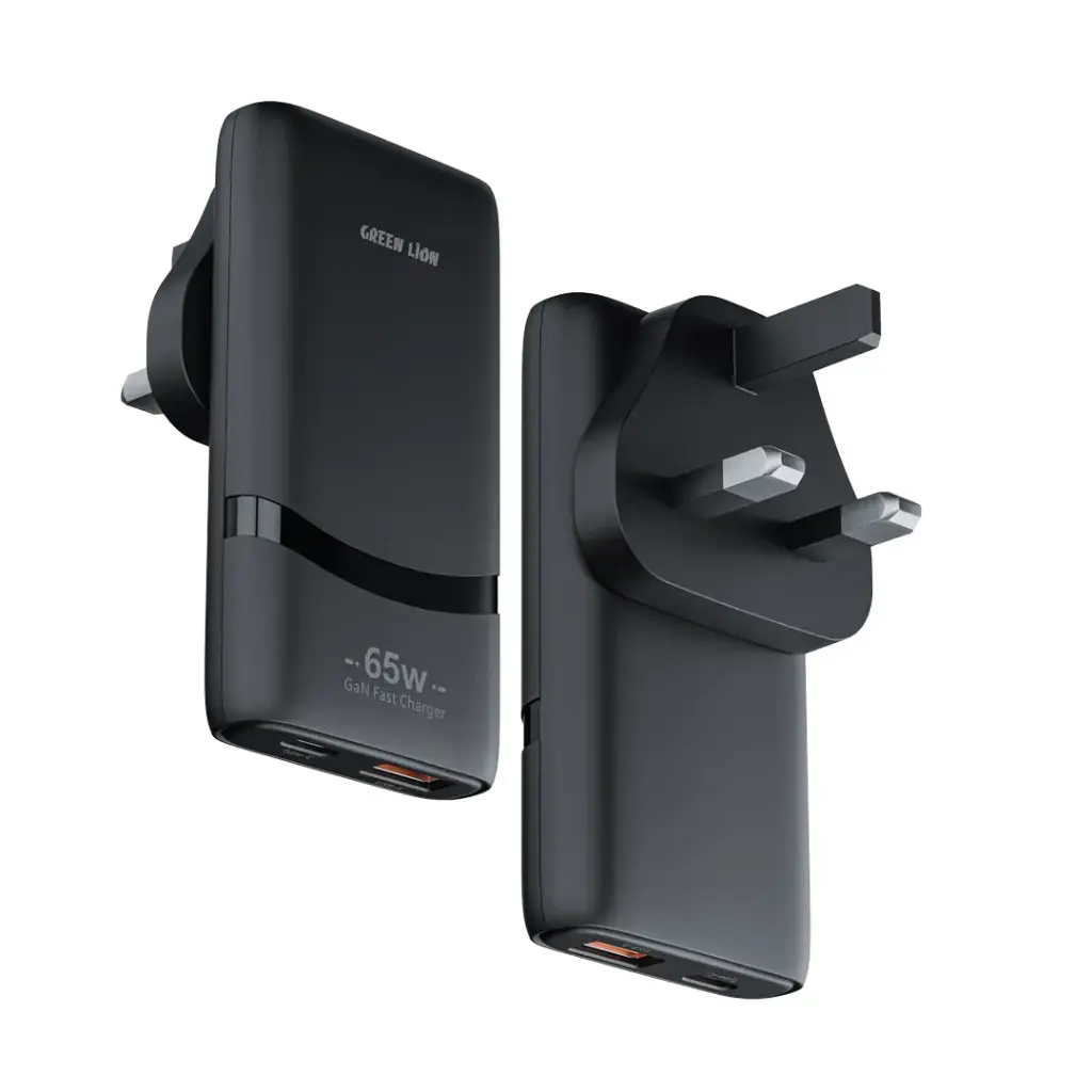Green-Lion-65W-Gan-Adapter-Type-C-and-USB-A