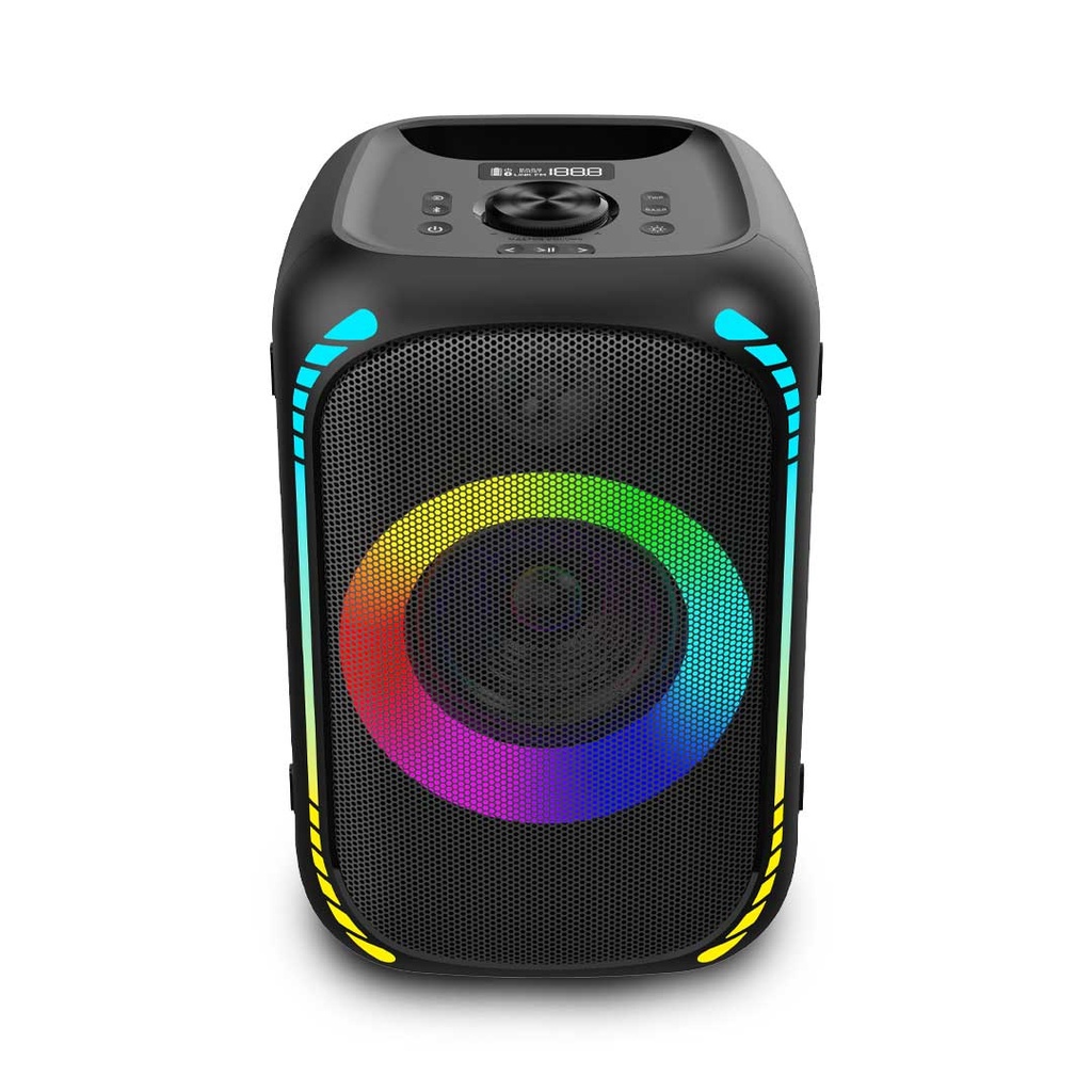 Porodo-Soundtec-Bash-Party-Speaker-200W-with-5-25--Woofer-2--Tweeter-and-FM