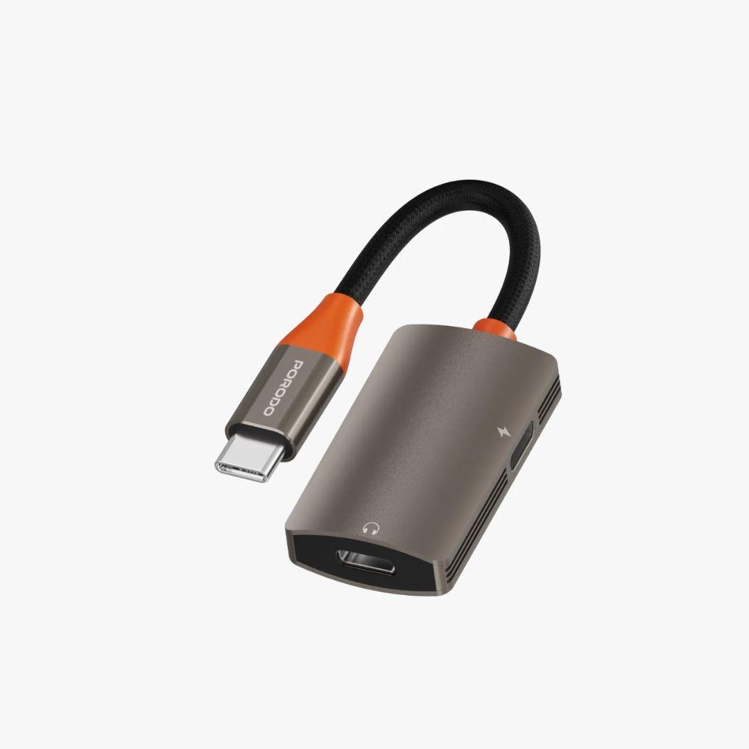 Porodo-AudioLink-Duo-USB-C-Interface-Audio-And-Charge-Splitter