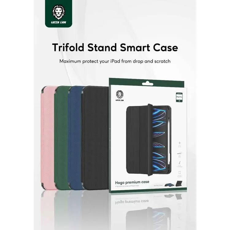 Green-Lion-Hogo-Premium-Case-with-Pencil-Holder-for-iPad-10-10-9