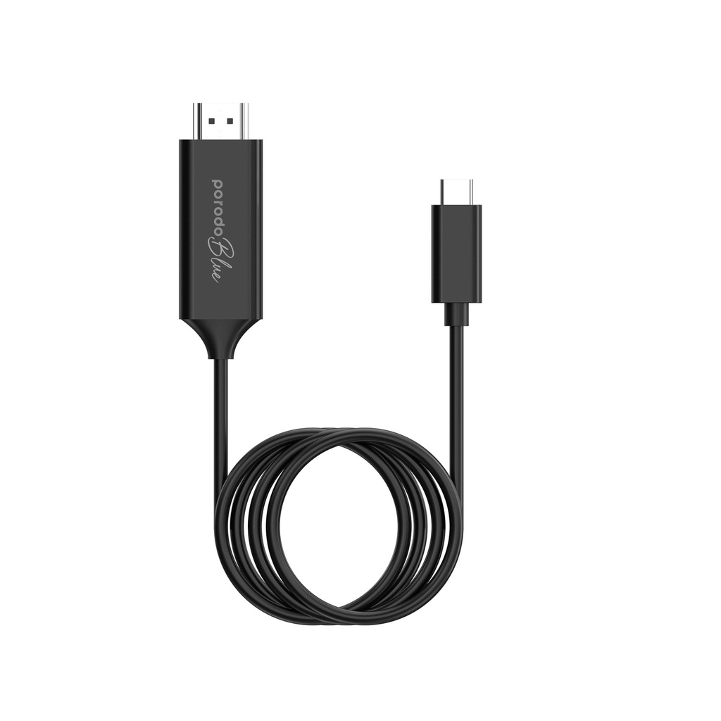 Porodo-Blue-Type-C-to-HDMI-Ultra-HD-Cable--2M-4K