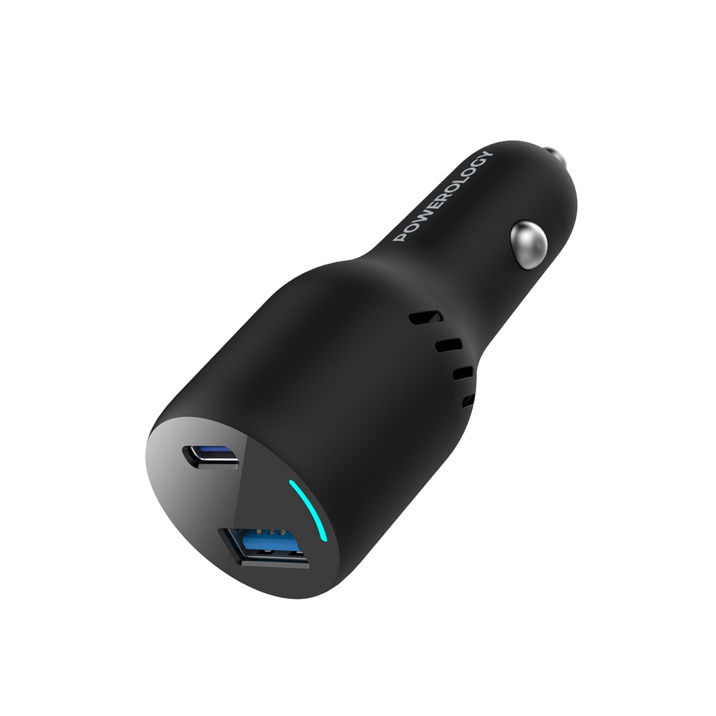 Powerology-65W-PD----QC3-0-LED-Dual-Ports-Car-Charger