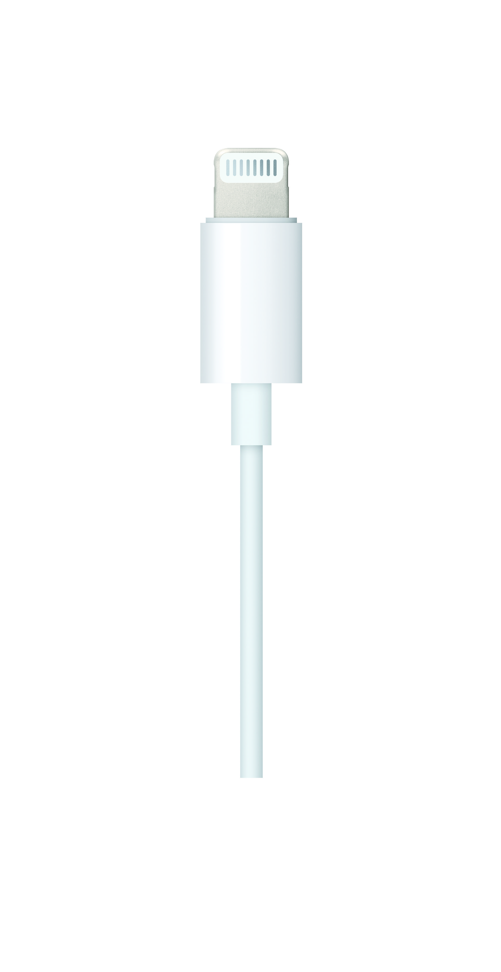 apple Apple Lightning To 3 Audio Cable white