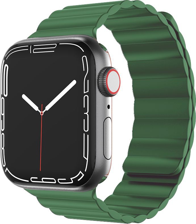 Green-Lion-Silicone-Magnetic-Watch-Band-42-MM-44-MM-45MM