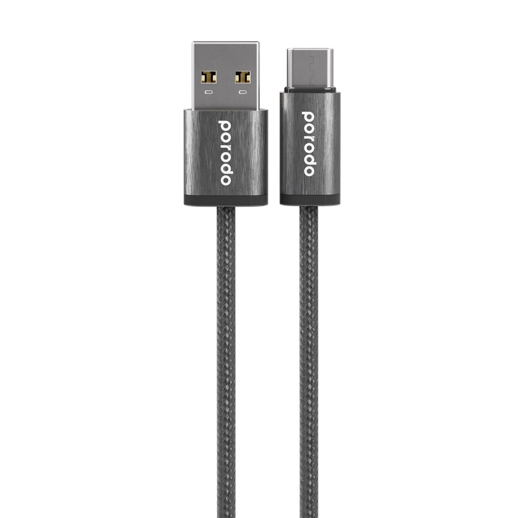 Porodo-Woven-3A-USB-A-to-Type-C-Cable-1-2M