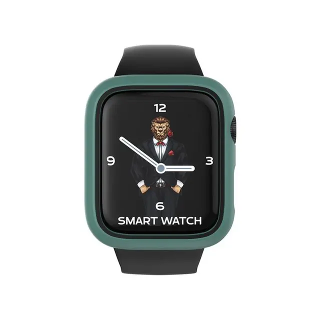 Green-Slim-Guard-Pro-Case-with-Glass-for-Apple-Watch-44mm