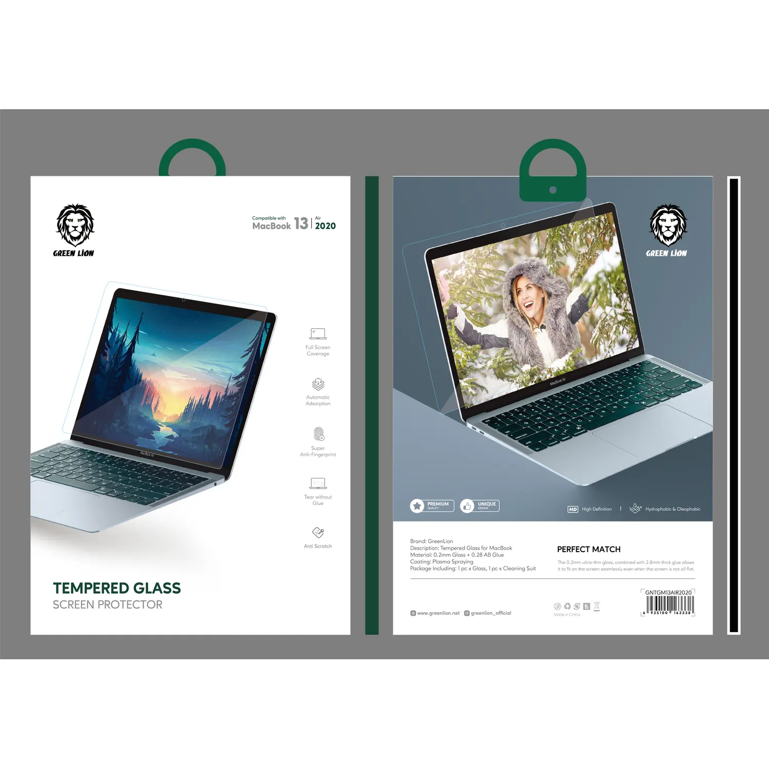 Green-Tempered-Glass-Screen-Protector-for-Macbook-14-Pro-2021