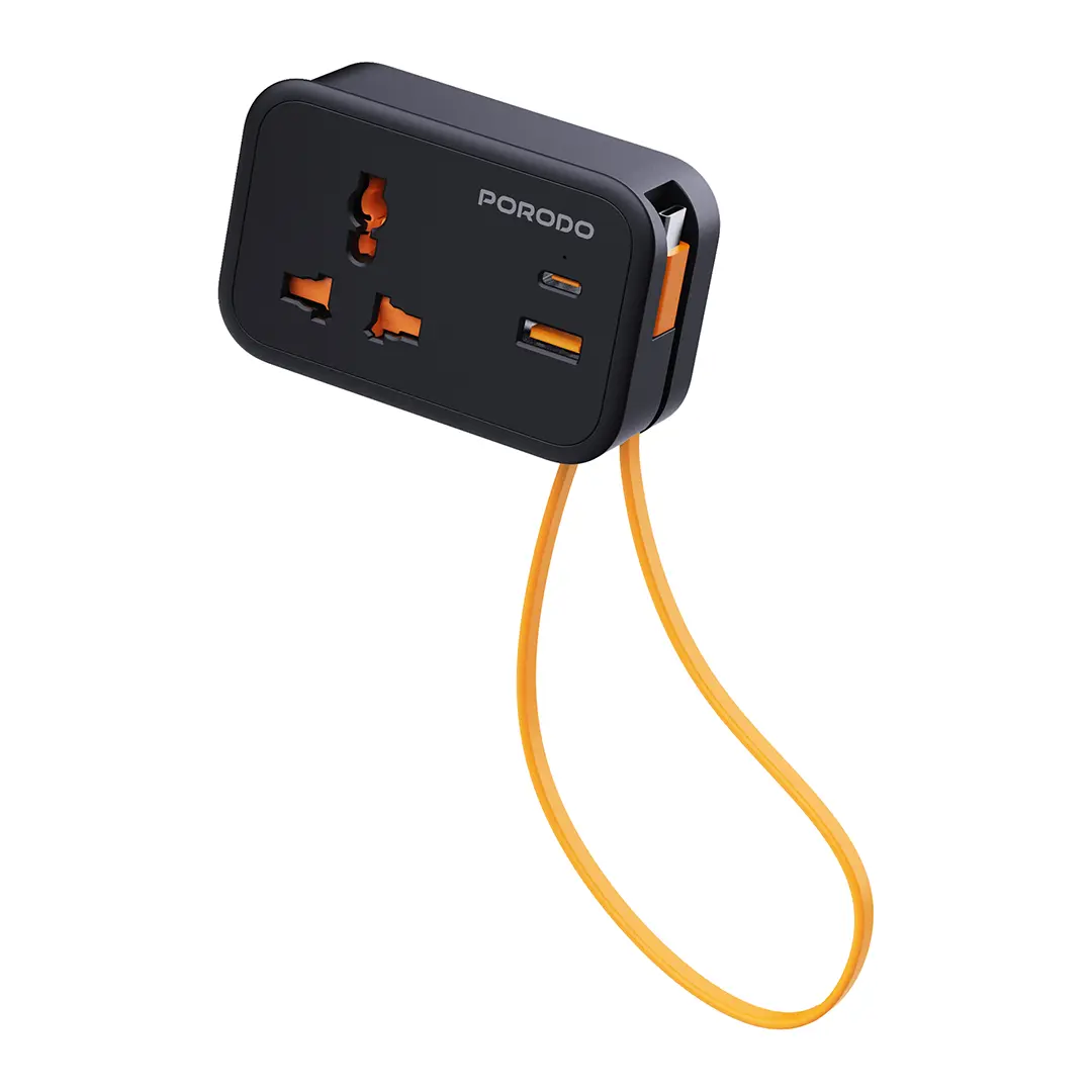Porodo-20W-Universal-Wall-Socket-UK-Plug-1-AC-1-USB-A-1-USB-C-with-30cm-USB-C-Cable