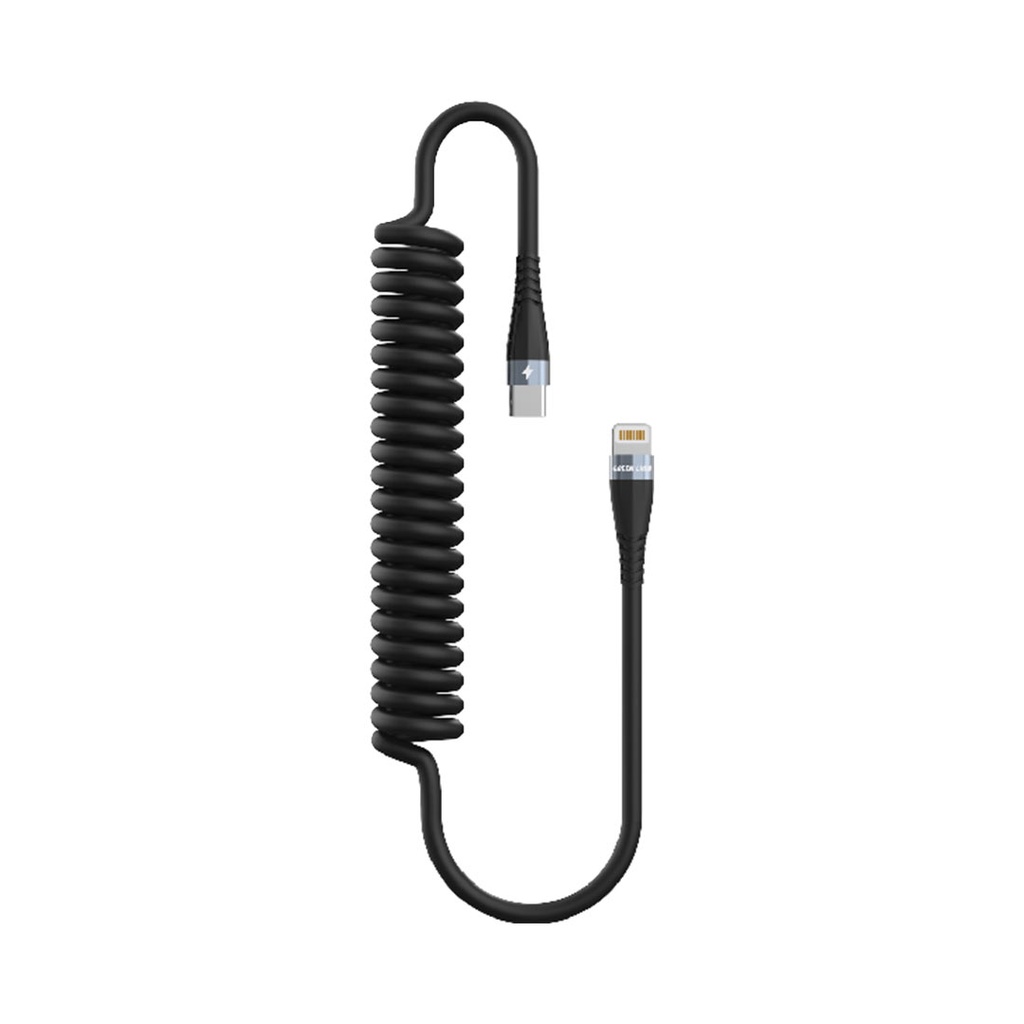 Green-Lion-PD27-TPU-Spring-Cable-USB-C-to-Lightning-Cable-1-8-Meter