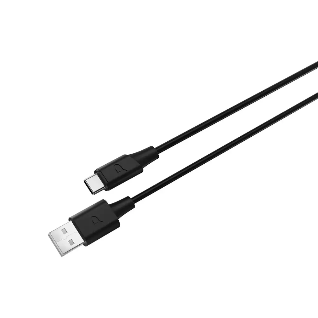 powerology Powerology USB-A to USB-C Cable 2M, Black