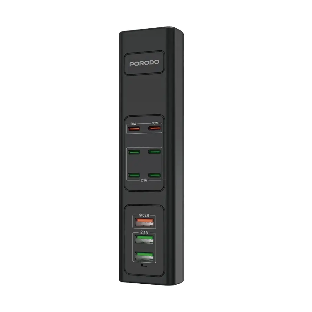 Porodo-85W-X6-PD-X3-USB-Fast-Charging-Strip-UK--2m-Wire