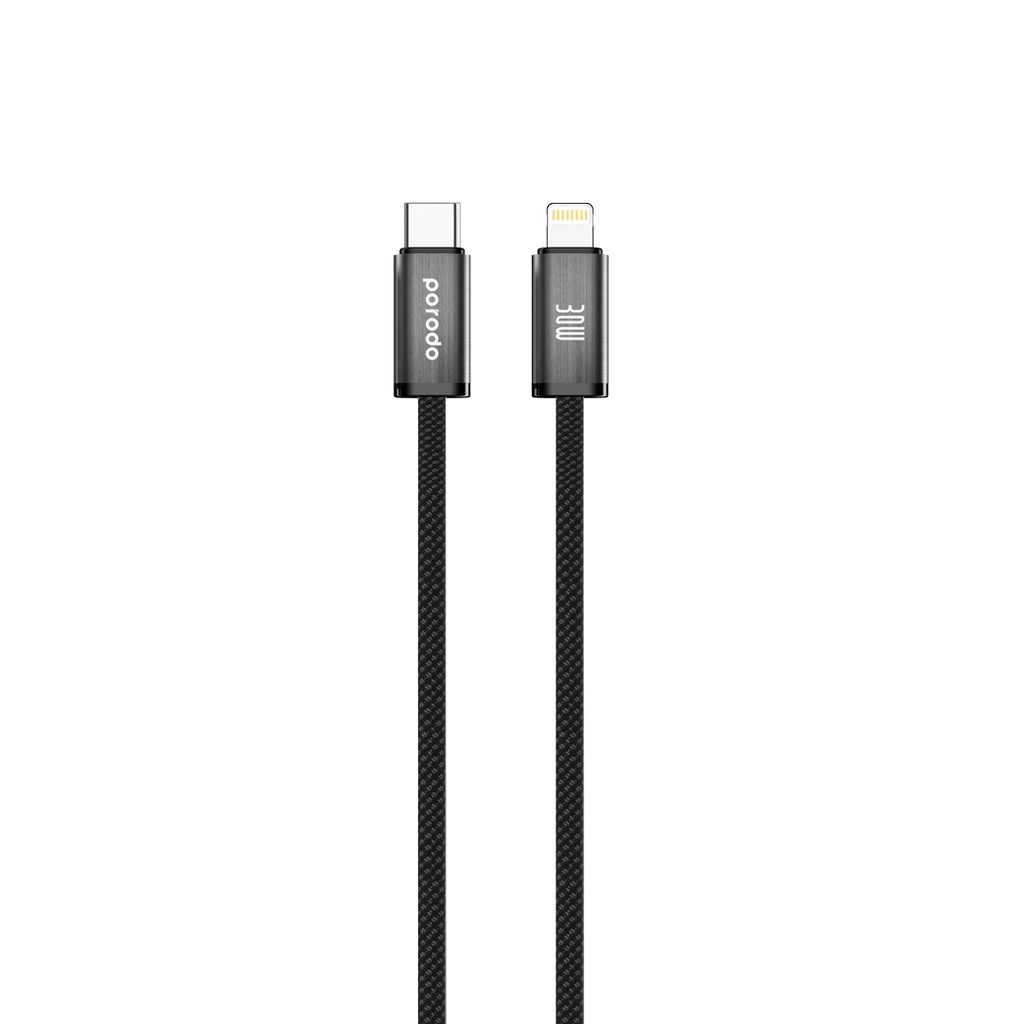 Porodo-Woven-30W-Lightning-to-Type-C-Cable-1-2M