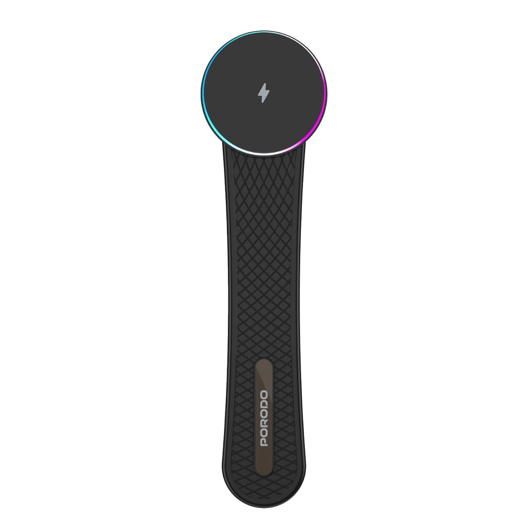 Porodo-15W-Magnetic-Wireless-Car-Mount-with-Dual-Port-Car-Charger---C-C-Cable