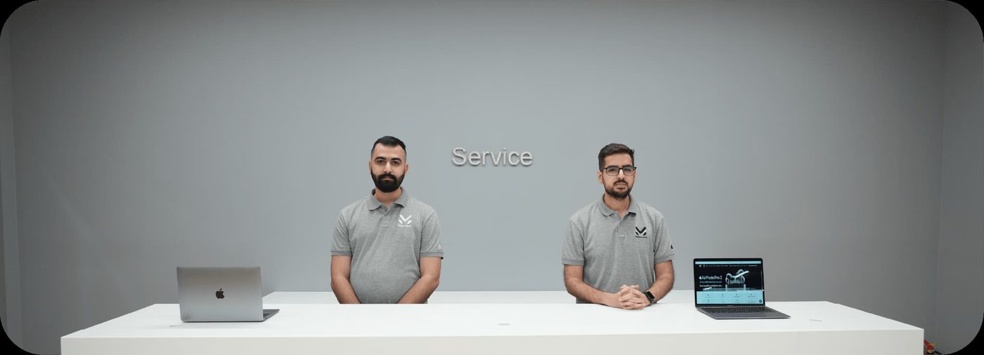 Apple device service for businesses.