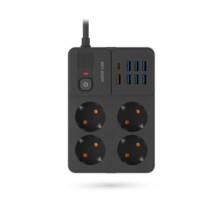 greenlion Greenlion Lion Power Socket 7 Port 1 Port